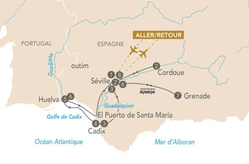 Itinéraire Trésors d'Andalousie, au fil du Guadalquivir avec Serge Legat