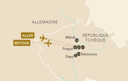 Itinéraire Art et Histoire au fil de la Moldau avec Serge Legat et David Chanteranne