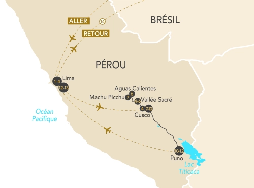 Itinéraire Sur la terre des Incas : trésors du Pérou ancestral
