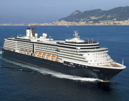 Le MS Noordam, bateau de croisière de la compagnie Holland America
