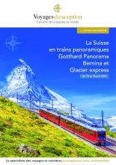 La Suisse en trains panoramiques