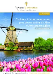 Croisière à la découverte des plus beaux jardins du Rhin d'Amsterdam à Bâle