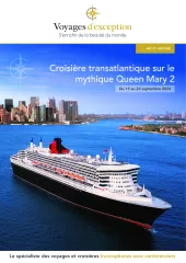Croisière transatlantique sur le mythique Queen Mary 2