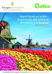 Féerie florale sur le Rhin: le printemps des jardins de la Hollande à la Belgique