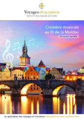 Croisière musicale au fil de la Moldau avec Christophe Barbier