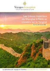 Trésors de Shanghai à Pékin lors d'une croisière sur le Yangtsé