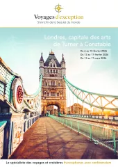 Londres, capitale des arts de Turner à Constable