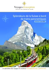 Splendeurs de la Suisse à bord de trains panoramiques