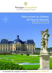 Visite privée du château de Vaux le Vicomte