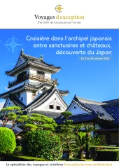 Croisière dans l'archipel japonais : entre sanctuaires et châteaux, découverte du Japon