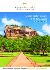 Trésors du Sri Lanka, l'île émeraude