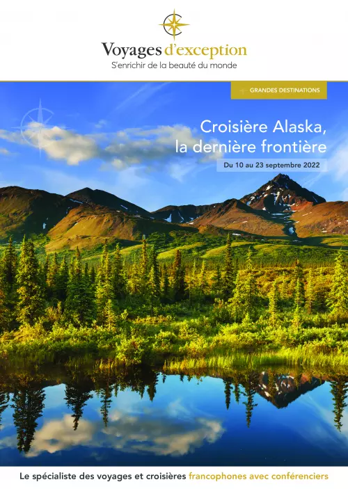 Couverture de la brochure du voyage Croisière en Alaska, la dernière frontière