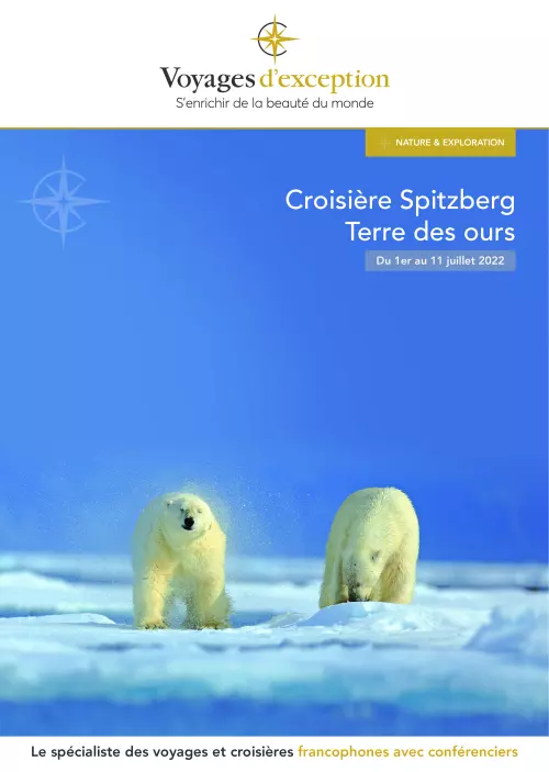 Couverture de la brochure du voyage Croisière au Spitzberg Terre des ours