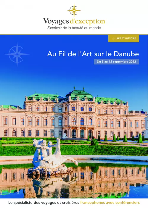 Couverture de la brochure du voyage Au Fil de l'Art sur le Danube