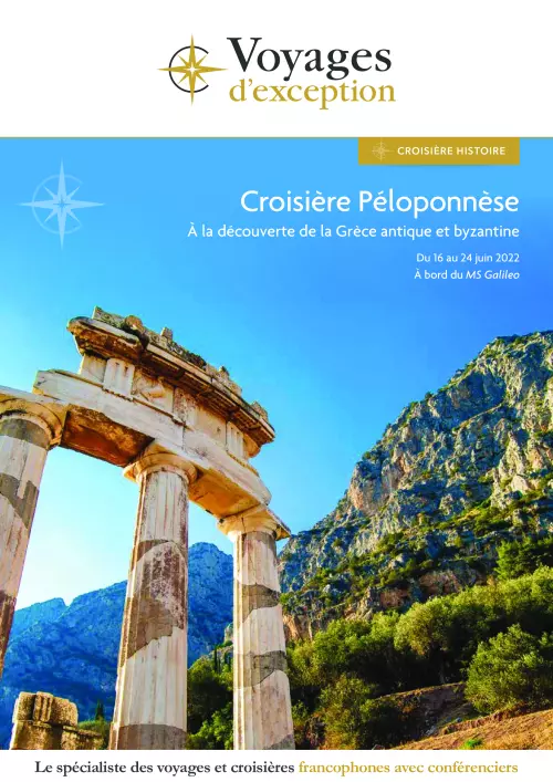 Couverture de la brochure du voyage La croisière Péloponnèse (Grèce antique)