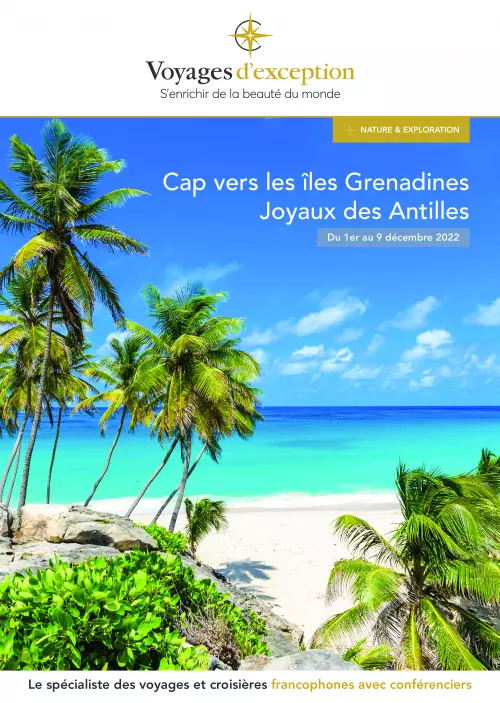 Couverture de la brochure du voyage Cap vers les îles Grenadines, Joyaux des Antilles