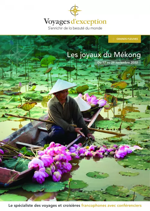 Couverture de la brochure du voyage Les joyaux du Mékong