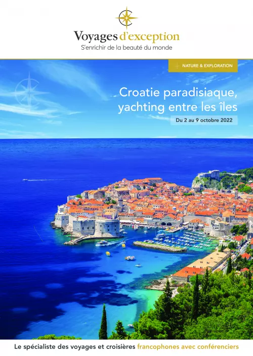 Couverture de la brochure du voyage Croisière en Croatie, yachting entre les îles