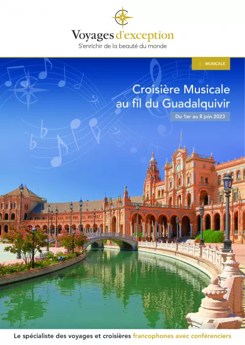 Couverture de la brochure du voyage Croisière Musicale au fil du Guadalquivir