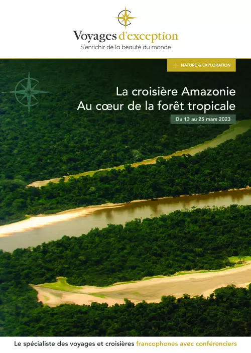 Couverture de la brochure du voyage La croisière en Amazonie, au cœur de la forêt tropicale
