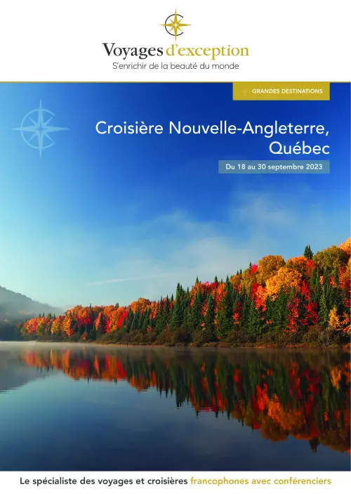 Couverture de la brochure du voyage Croisière Nouvelle Angleterre et Canada