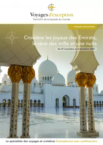 Couverture de la brochure du voyage Croisière les joyaux des Émirats,  le rêve des mille et une nuits