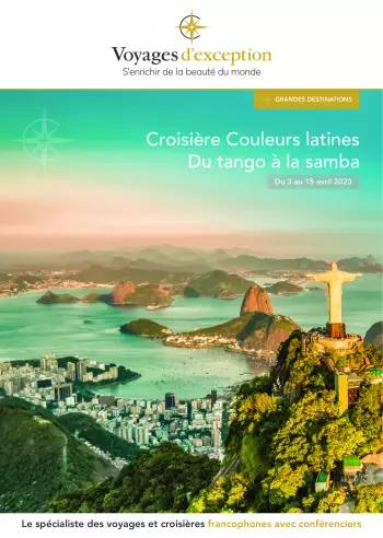 Couverture de la brochure du voyage Couleurs latines de Buenos Aires à Rio de Janeiro
