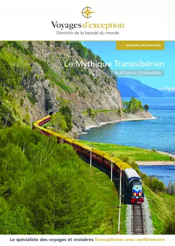 Couverture de la brochure du voyage Le mythique Transsibérien