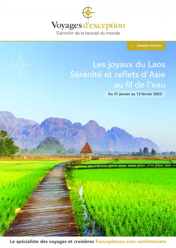 Couverture de la brochure du voyage Les joyaux du Laos : Sérénité et reflets d'Asie au fil de l'eau