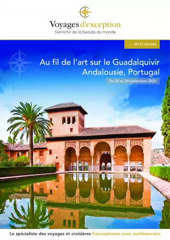 Couverture de la brochure du voyage Au fil de l’art sur le Guadalquivir : Andalousie, Portugal