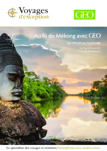 Couverture de la brochure du voyage Au fil du Mékong avec Géo
