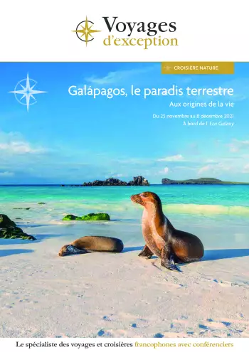 Couverture de la brochure du voyage Galápagos : cap sur les origines de la vie