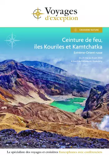 Couverture de la brochure du voyage Croisière au Kamtchatka : ceinture de feu et les îles Kouriles