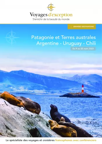 Couverture de la brochure du voyage Croisière Patagonie et Terres australes : Argentine - Uruguay - Chili