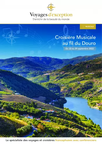 Couverture de la brochure du voyage Croisière Musicale au fil du Douro