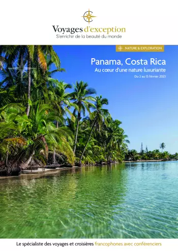 Couverture de la brochure du voyage Panama, Costa Rica : Au cœur d'une nature luxuriante