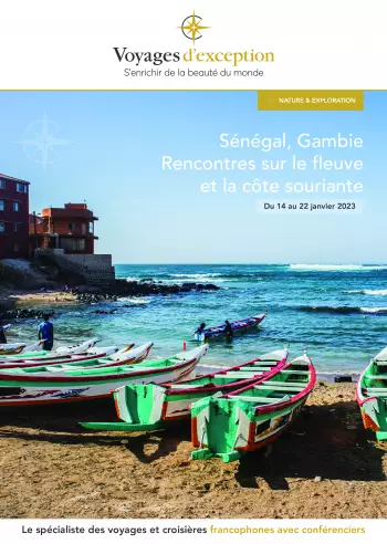 Couverture de la brochure du voyage Sénégal, Gambie : Rencontres sur le fleuve et la côte souriante