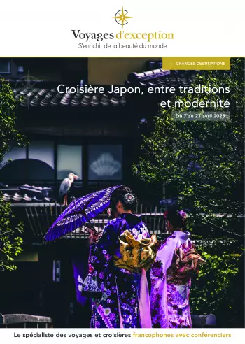 Couverture de la brochure du voyage Croisière Japon, entre traditions et modernité