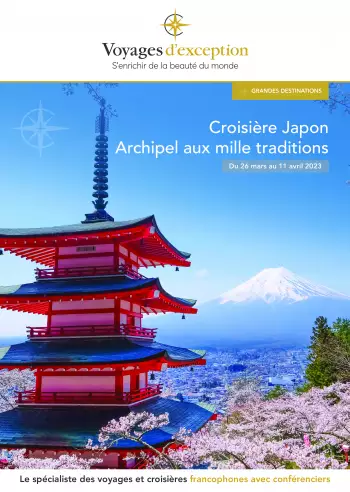 Couverture de la brochure du voyage Croisière Japon : Archipel aux mille traditions