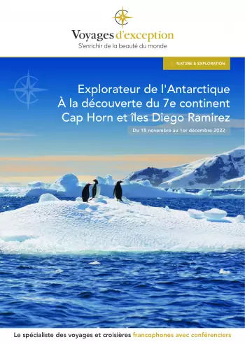 Couverture de la brochure du voyage Explorateur de l'Antarctique : À la découverte du 7e Continent, beauté sauvage de la Péninsule Antarctique