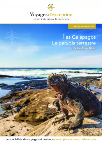Couverture de la brochure du voyage Galápagos : cap sur les origines de la vie