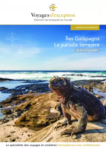 Couverture de la brochure du voyage Croisière aux Galápagos : voyage vers les origines de la vie