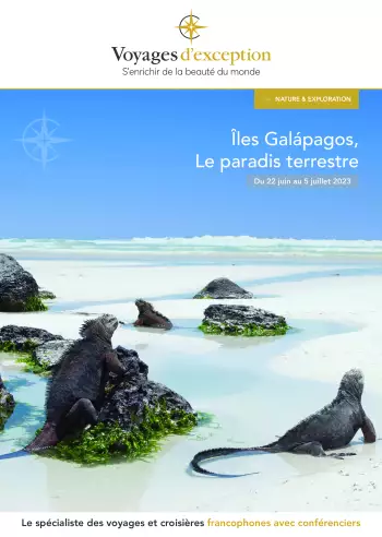 Couverture de la brochure du voyage Archipel des Galápagos : les origines de la vie