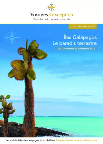 Couverture de la brochure du voyage Croisière dans les Îles Galápagos : le paradis terrestre