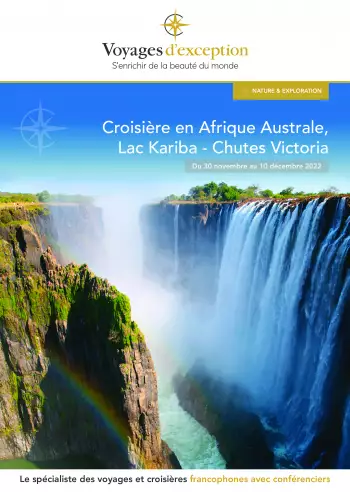 Couverture de la brochure du voyage Safari-Croisière en Afrique Australe, Lac Kariba & Chutes Victoria