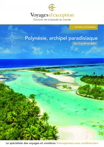 Couverture de la brochure du voyage Croisière Polynésie 2023 (Tahiti, Moorea, Bora-Bora)