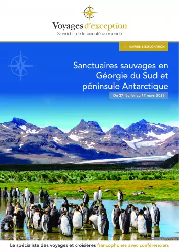 Couverture de la brochure du voyage Sanctuaires sauvages en Géorgie du Sud et péninsule Antarctique