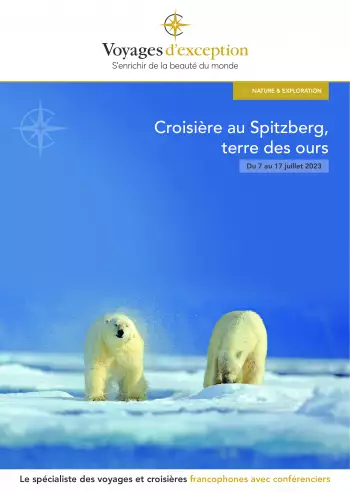 Couverture de la brochure du voyage Croisière au Spitzberg, terre des ours polaires