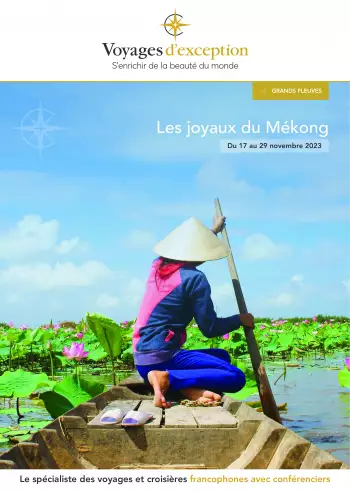Couverture de la brochure du voyage Joyaux du Mékong