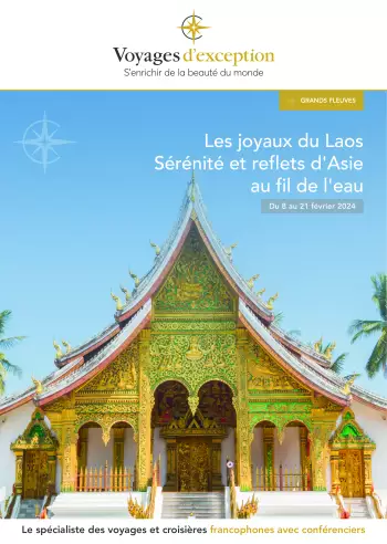 Couverture de la brochure du voyage Croisière sur le Mékong au Laos